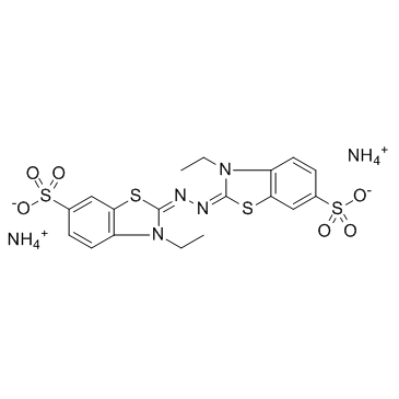 2,2'-聯氮雙(3-乙基苯并噻唑啉-6-磺酸)二銨鹽   ABTS